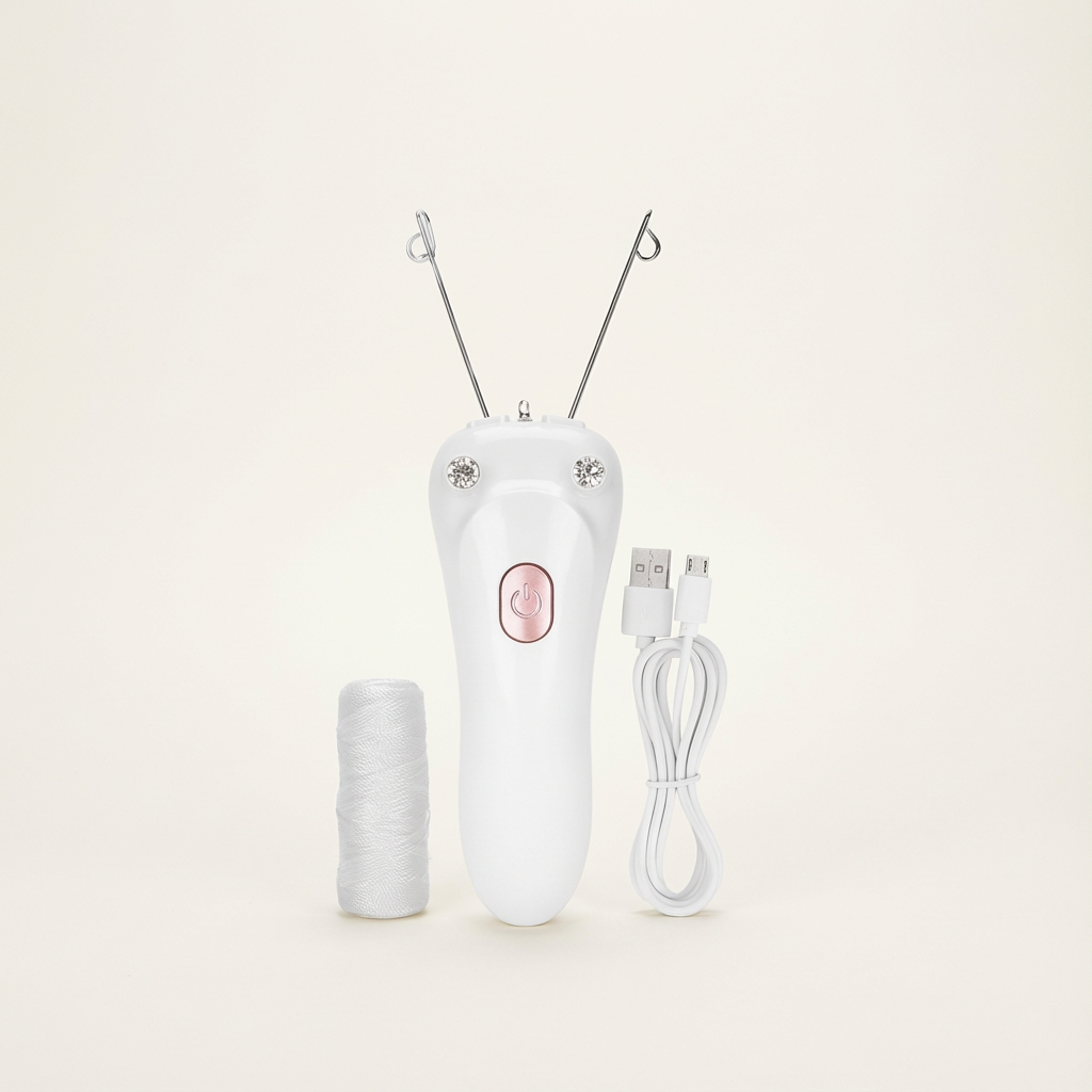 Butterfly Design Electric Threading Epilator – Facial Hair Remover Machine